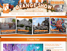 Tablet Screenshot of orangeshow.org